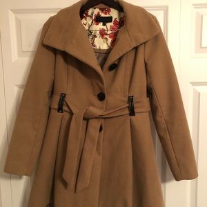 Steve Madden tan women’s peacoat (M)